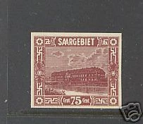 Saar   112  type  Mint  NH  color proof  - Image 1 of 1