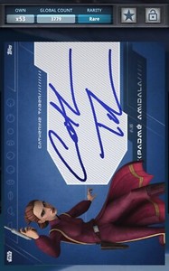 Star Wars Card Trader DIGITAL Clone Wars Signature PADME AMIDALA Catherine Taber