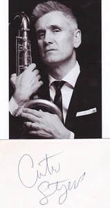 Curtis Stigers - American jazz singer - "I Wonder Why" - SIGNED CARD + PHOTO - Picture 1 of 2