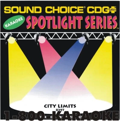 SOUND CHOICE KARAOKE CITY LIMITS cdg CD+G SC8397 UNIQUE CITY TITLE SONGS 15 SONG - Image 1 of 2