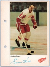 GORDIE HOWE 1971-72 TORONTO SUN NHL ACTION PLAYERS HOCKEY PICTURE  93075