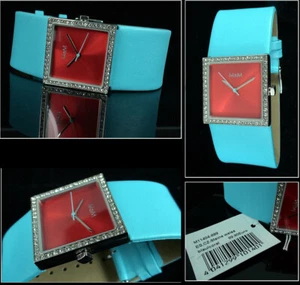 Designer Watch MM Stainless Steel Zirconia Colours Coral And Turquoise M11404 - Picture 1 of 1