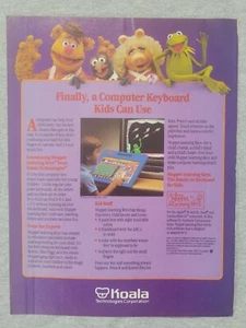 1984 Magazine Advertisement Page Muppet Learning Keys Koala Technologies Ad - Picture 1 of 1