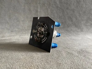 Piper PA-23-250 Aztec Vacuum Check Control Valve With Placard, P/N 18930-00 - Picture 1 of 8