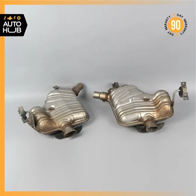 11-13 Mercedes W251 R350 Rear Exhaust Silencer Mufflers Muffler Set of 2 OEM - Image 1 of 4