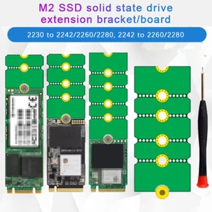 NGFF M.2 SSD Adapter Card 2242 To 2280 2230 To 2280 Transfer Card Adapter - Bild 1 von 12