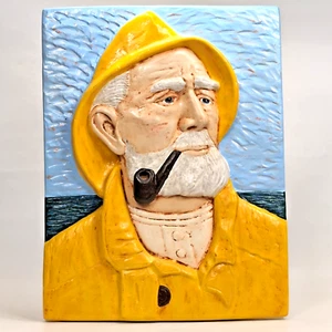 Vintage Bosson Helmsman Sailor Legend Chalkware Porcelain Head – Fred Wright - Picture 1 of 2