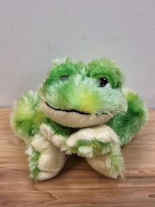Ganz Webkinz 9" Tie Dye Green Frog Plush Stuffed Animal Toy NO Digital Code - Picture 1 of 9