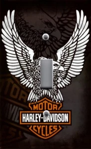 Imagen de HARLEY DAVIDSON EAGLE MAN CAVE DECOR Placa de interruptor de luz y cubierta de salida - Imagen 1 de 27