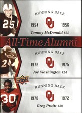 2011 Upper Deck Oklahoma Football Card Pick (Inserts)