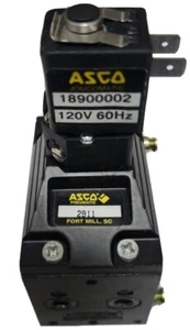 ASCO 18900002 120V NSMP on 2911 Silinoid Valve Direct Mount - Picture 1 of 5