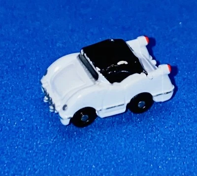 Micro Machines Ultrasmall Insiders Mini White '55 Chevy Corvette RARE Galoob '90 - Image 1 of 4