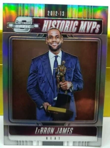 2018-19 Contenders Optic Silver PRIZM Historic MVP LeBron James Miami Heat - Picture 1 of 2