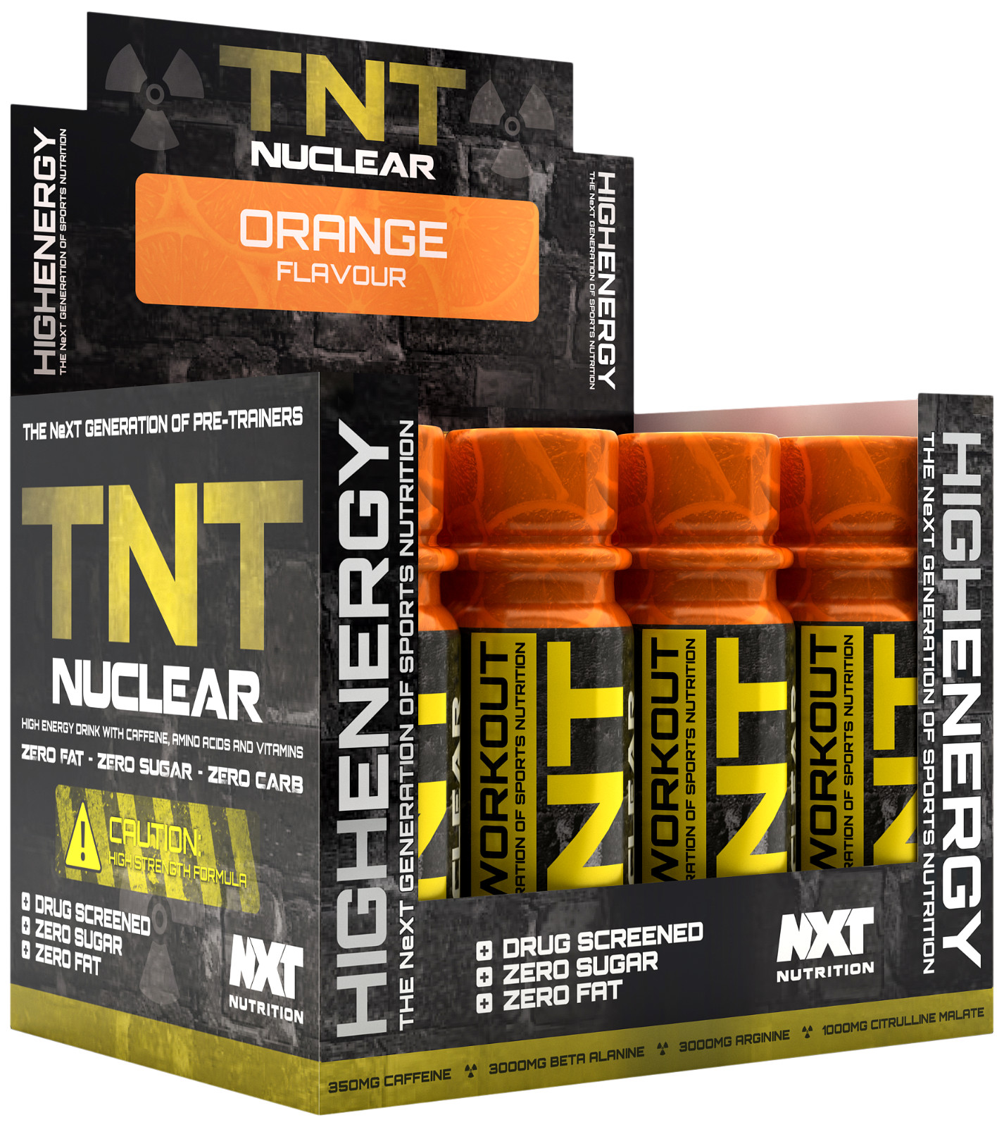 NXT TNT Nuclear Extreme Pre Workout Performance Energy Powder 240g