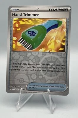 150/162 Hand Trimmer - SV05 Temporal Forces - Reverse Holo NM Pokemon - Image 1 of 2