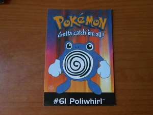 cartolina POKE'MON 61 POLIWHIRL - Picture 1 of 1