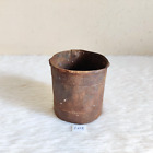 19C Antique Handmade Primitive Iron Measuring Pot Cup Nazhi Old Collectible I652