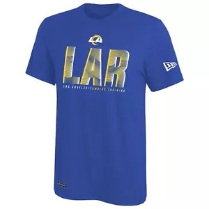 New Era NFL Men's Los Angeles Rams Static Abbreviation Short Sleeve T-Shirt - Picture 1 of 5