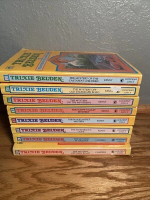TRIXIE BELDEN Mysteries Golden Press Vintage 1970’s-80’s Lot Of 8 Paperback - Image 1 of 2