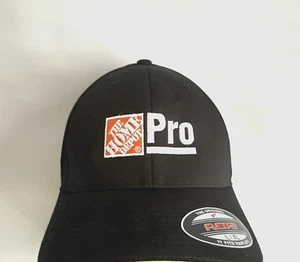 Gorra Home Depot Pro negra Port Authority adulto grande XL ajuste flexible - Imagen 1 de 10