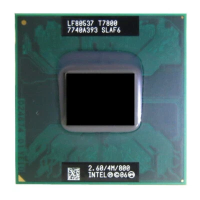 Intel Core 2 Duo T7800 2.6 GHz SLAF6 Dual-Core Socket 478/N Laptop CPU Processor - Image 1 of 2