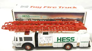 Vintage 1989 Amerada Hess Toy Fire Truck & Bank Woodbridge NJ Dual Sound Siren - Picture 1 of 8