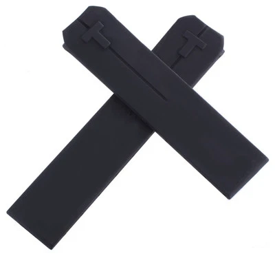 Auténtica correa de reloj de goma negra para hombre Tissot 20 mm T610014614 Foto 1 de 2