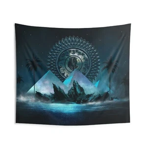Egyptian Fantasy Art Decor Living Room Bedroom Wall Hanging Large Tapestry - Picture 1 of 8
