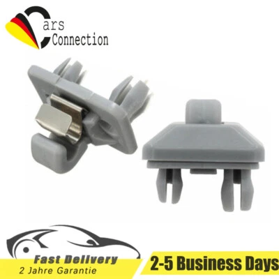 2 Stück für Audi A1 A3 A4 A5 Q3 Q5 S3 TT Grau Sonnenblende Clip Haken 8U0857562A - Bild 1 von 4
