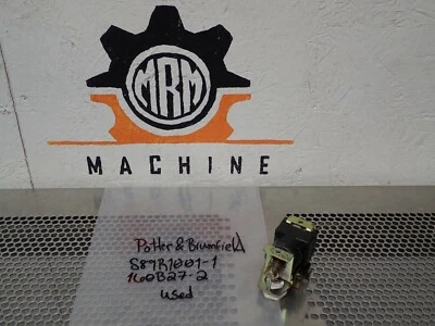 Relé Potter & Brumfield S89R1001-1 160B27-2 24V 50/60Hz usado con garantía Foto 1 de 4