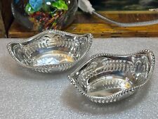 Pair Sterling Silver Dishes - Mermod & Jaccard - Birmingham