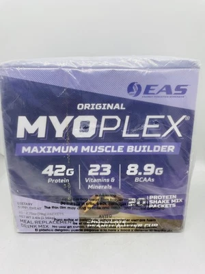 EAS Original Myoplex High Protein Meal Replacement 20 Packs Chocolate Peanut But - Image 1 of 4