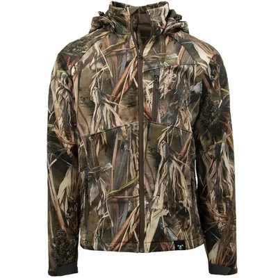 True Timber Softshell Jacket - DRT Camo Sz Medium Duck & Goose Waterfowl Hunting - Image 1 of 3