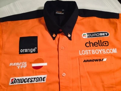 FORMULA 1 - ARROWS Orange F1 TEAM Shirt (XXL)Eu (XL)US Vendor Product NWOT - Image 1 of 4