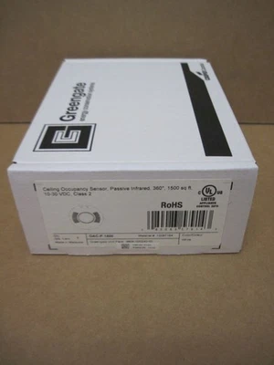 Cooper Greengate OAC-P-1500 Ceiling Occupancy Sensor 10-30VDC - Image 1 of 4