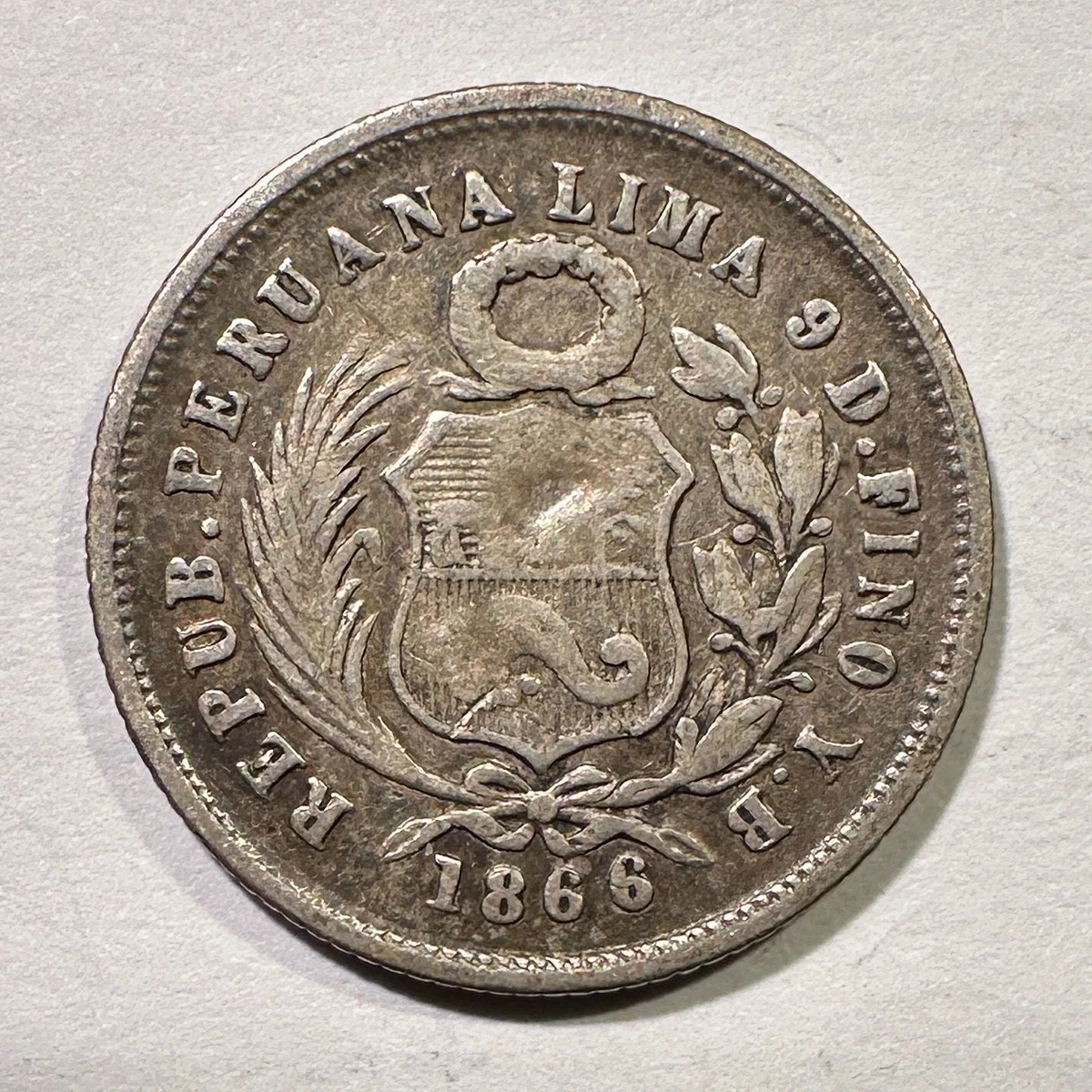1866 Year Peruvian Coins for sale | eBay