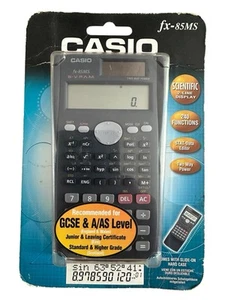 Casio FX-85MS Wissenschaftlicher Taschenrechner Schwarz Factory Sealed Neu Sehr Selten - Bild 1 von 2