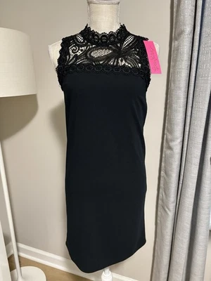 NEW! Lilly Pulitzer Harmon Shift Lined Lace Dress Size 00 Onyx MSRP $198 - Image 1 of 4