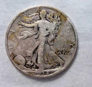 Moneda de medio dólar de plata Walking Liberty 1934 - Imagen 1 de 2