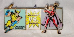 Wolverine Vs Magneto sliding Universal Studios Pin Trading LE500 Rare Pin 2008 - Bild 1 von 5