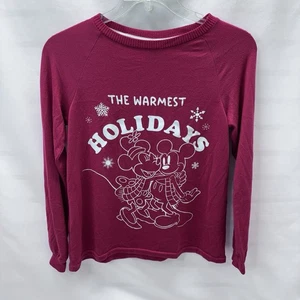 Camisa para dormir Walt Disney World XSmall Mickey Mouse Navidad manga larga - Imagen 1 de 7