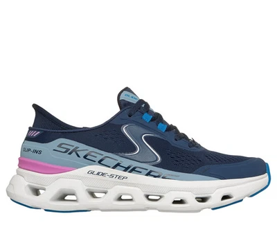 Skechers Women's Shoes Slip Ins Glide Step Navy Altus Comfort Memory Foam 150510 - Image 1 of 4
