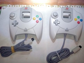 Dreamcast Controllers (2 LOT, TESTED AND BOTH WORK, Dreamcast, 1999, Sega)