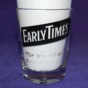 Vintage Early Times Louisville, Kentucky Bourbon Double Old Fashioned Bar Glass - Bild 1 von 3