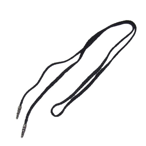 CHROME HEARTS CUORI CROMATI (no originale) TRECCIA IN PELLE lama pergamena argento usata LIFE 0