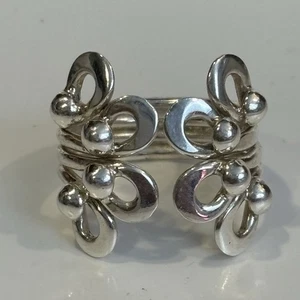 Vintage Sterling Silver Open Ended Ring Size 9 1/2 8.76g - Picture 1 of 10