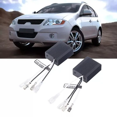 2Pcs Headlight Light Error Canceller Decoder LED Canbus C14 H1 Bulb θ - Image 1 of 4