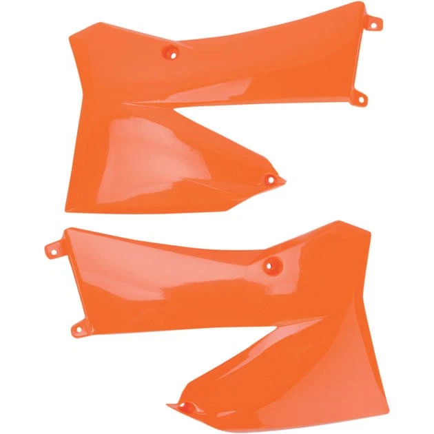 Cubiertas de radiador UFO 98-12 KTM naranja KTM 85 SX 17/14/85 SX 19/16/85 XC/85 SXS Foto 1 de 1