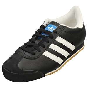 Adidas K 74 Zapatillas Hombre - Cuero y Sintético Negro Blanco - Imagen 1 de 8