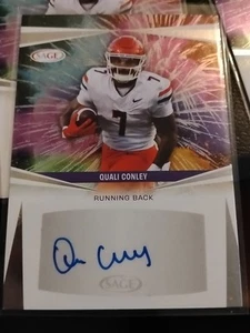 2025 Sage High Series Football - Quali Conley Silver Rookie Autograph Auto - Picture 1 of 2